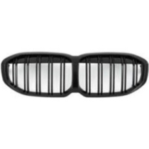 BMW 1-Serie F40 2020-2024 Dubbelribbad Blanksvart Motorsport-Look Sportgrill / Njurar DIEDERICHS